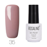 ROSALIND Gel Varnishes hybrid enamel Pure Color UV Gel Nail Polish vernis semi permanent Prime Nail Art acrylic Off Gellak White