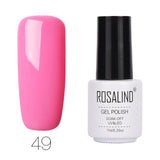 ROSALIND Gel Varnishes hybrid enamel Pure Color UV Gel Nail Polish vernis semi permanent Prime Nail Art acrylic Off Gellak White
