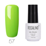 ROSALIND Gel Varnishes hybrid enamel Pure Color UV Gel Nail Polish vernis semi permanent Prime Nail Art acrylic Off Gellak White