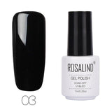 ROSALIND Gel Varnishes hybrid enamel Pure Color UV Gel Nail Polish vernis semi permanent Prime Nail Art acrylic Off Gellak White