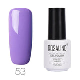 ROSALIND Gel Varnishes hybrid enamel Pure Color UV Gel Nail Polish vernis semi permanent Prime Nail Art acrylic Off Gellak White
