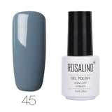 ROSALIND Gel Varnishes hybrid enamel Pure Color UV Gel Nail Polish vernis semi permanent Prime Nail Art acrylic Off Gellak White