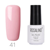 ROSALIND Gel Varnishes hybrid enamel Pure Color UV Gel Nail Polish vernis semi permanent Prime Nail Art acrylic Off Gellak White