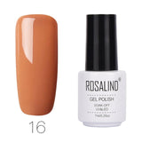 ROSALIND Gel Varnishes hybrid enamel Pure Color UV Gel Nail Polish vernis semi permanent Prime Nail Art acrylic Off Gellak White