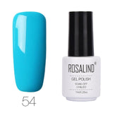 ROSALIND Gel Varnishes hybrid enamel Pure Color UV Gel Nail Polish vernis semi permanent Prime Nail Art acrylic Off Gellak White