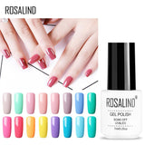 ROSALIND Gel Varnishes hybrid enamel Pure Color UV Gel Nail Polish vernis semi permanent Prime Nail Art acrylic Off Gellak White