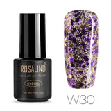 ROSALIND Gellak Gel Nail Polish UV Set For Manicure Hybrid Spider Gel Semi Permanent Nails Art Acrylic Top Base Coat Primer