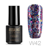 ROSALIND Gellak Gel Nail Polish UV Set For Manicure Hybrid Spider Gel Semi Permanent Nails Art Acrylic Top Base Coat Primer