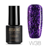 ROSALIND Gellak Gel Nail Polish UV Set For Manicure Hybrid Spider Gel Semi Permanent Nails Art Acrylic Top Base Coat Primer