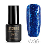 ROSALIND Gellak Gel Nail Polish UV Set For Manicure Hybrid Spider Gel Semi Permanent Nails Art Acrylic Top Base Coat Primer