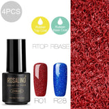 ROSALIND Hybrid Nail gel Set For Manicure Semi Permanent LED UV gel soak off MIX colorful gel lacquer varnishes
