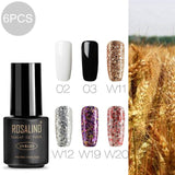 ROSALIND Hybrid Nail gel Set For Manicure Semi Permanent LED UV gel soak off MIX colorful gel lacquer varnishes