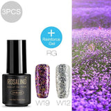 ROSALIND Hybrid Nail gel Set For Manicure Semi Permanent LED UV gel soak off MIX colorful gel lacquer varnishes