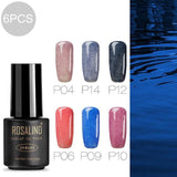 ROSALIND Hybrid Nail gel Set For Manicure Semi Permanent LED UV gel soak off MIX colorful gel lacquer varnishes