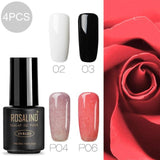 ROSALIND Hybrid Nail gel Set For Manicure Semi Permanent LED UV gel soak off MIX colorful gel lacquer varnishes