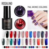 ROSALIND Hybrid Nail gel Set For Manicure Semi Permanent LED UV gel soak off MIX colorful gel lacquer varnishes