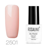 ROSALIND Nail Art Gel Varnishes Polish Soak Off 7ML White Bottle Vernis Semi Permanent Set Manicure UV Gel Nail Polish