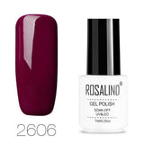 ROSALIND Nail Art Gel Varnishes Polish Soak Off 7ML White Bottle Vernis Semi Permanent Set Manicure UV Gel Nail Polish