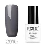 ROSALIND Nail Art Gel Varnishes Polish Soak Off 7ML White Bottle Vernis Semi Permanent Set Manicure UV Gel Nail Polish