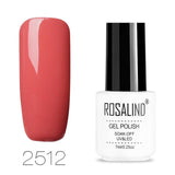 ROSALIND Nail Art Gel Varnishes Polish Soak Off 7ML White Bottle Vernis Semi Permanent Set Manicure UV Gel Nail Polish