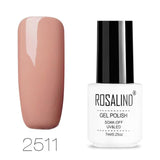 ROSALIND Nail Art Gel Varnishes Polish Soak Off 7ML White Bottle Vernis Semi Permanent Set Manicure UV Gel Nail Polish