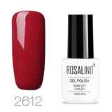 ROSALIND Nail Art Gel Varnishes Polish Soak Off 7ML White Bottle Vernis Semi Permanent Set Manicure UV Gel Nail Polish