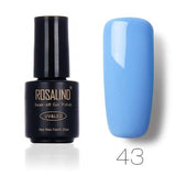 ROSALIND Nail Gel Polish 7ML 58 Fresh Colors Soak Off UV Hybrid Gel Nail Polish Set For Nail Art Manicure for Nails gel varnish