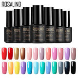 ROSALIND Nail Gel Polish 7ML 58 Fresh Colors Soak Off UV Hybrid Gel Nail Polish Set For Nail Art Manicure for Nails gel varnish