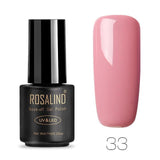 ROSALIND Nail Gel Polish set For Gel Varnish Hybrid Extension 7ML Fresh Colors Manicure Primer Nail Art Nails UV gel nail polish