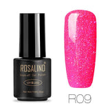 ROSALIND Nail Gel Polish set For Gel Varnish Hybrid Extension 7ML Fresh Colors Manicure Primer Nail Art Nails UV gel nail polish