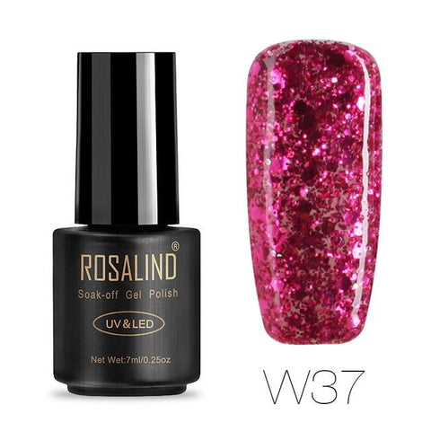 ROSALIND Nail Gel Polish set For Gel Varnish Hybrid Extension 7ML Fresh Colors Manicure Primer Nail Art Nails UV gel nail polish