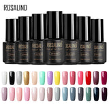 ROSALIND Nail Gel Pure Polish Nail Art Extension UV Gel Nail Polish Venis Semi Permanent Base top Soak Off Primer White Manicure