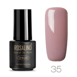 ROSALIND Nail Polish 7ML 58 Color Series Gel Nail Polish Nail Art UV LED Soak-off Gel Lacquer Vernis Semi Permanent Gel Varnish