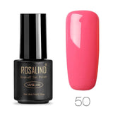 ROSALIND Nail Polish 7ML 58 Color Series Gel Nail Polish Nail Art UV LED Soak-off Gel Lacquer Vernis Semi Permanent Gel Varnish