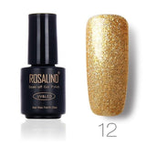 ROSALIND Nail Polish 7ml 58 Color Gel Nail Polish Set Manicure For Nail Art Primer Semi Permanent UV Nails Manicure Gel Varnish
