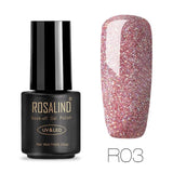 ROSALIND Nail Polish Gel Nail varnish hybrid 7ML Rainbow Vernis Semi Permanant Nail Art Manicure for Nails Extension Gel polish