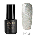 ROSALIND Nail Polish Gel Nail varnish hybrid 7ML Rainbow Vernis Semi Permanant Nail Art Manicure for Nails Extension Gel polish