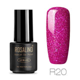 ROSALIND Nail Polish Gel Nail varnish hybrid 7ML Rainbow Vernis Semi Permanant Nail Art Manicure for Nails Extension Gel polish