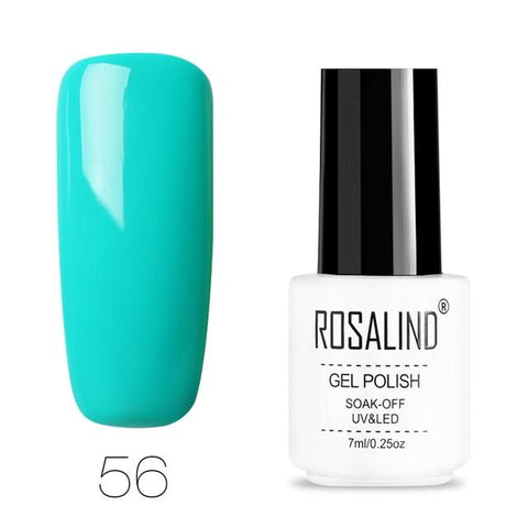 ROSALIND Nail Polish Gel Varnish Hybrid Nails Primer Gel UV Semi Permanant Base Coat Nail Art Gel Polish Set All for Manicure