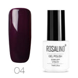 ROSALIND Nail Polish Gel polish uv Color Vernis Semi Permanent Gel Varnish Manicure Primer Top Coat Glitter Hybrid Nail Art