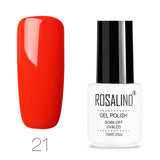ROSALIND Nail Polish Gel polish uv Color Vernis Semi Permanent Gel Varnish Manicure Primer Top Coat Glitter Hybrid Nail Art