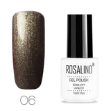ROSALIND Nail Polish Gel polish uv Color Vernis Semi Permanent Gel Varnish Manicure Primer Top Coat Glitter Hybrid Nail Art