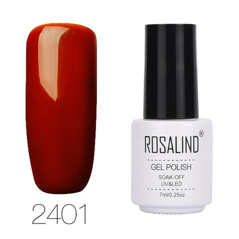 ROSALIND Nail Polish Set All For Manicure Prime Gel 7ML Colors Semi Permanant UV Design Hybrid Nails Art Gel Varnishes Polish