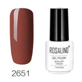 ROSALIND Nail Polish Set All For Manicure Prime Gel 7ML Colors Semi Permanant UV Design Hybrid Nails Art Gel Varnishes Polish