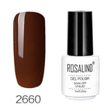 ROSALIND Nail Polish Set All For Manicure Prime Gel 7ML Colors Semi Permanant UV Design Hybrid Nails Art Gel Varnishes Polish