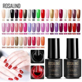 ROSALIND Nail Polish Set hybrid varnishes Nails Primer Gel Colors Vernis Semi Permanant UV All For Manicure Nail Art Gel Polish