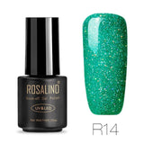 ROSALIND Nail gel polish for Manicure nail Art 7ML Rainbow Color hybrid UV gel varnishes for nail design