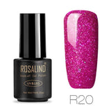 ROSALIND Nail gel polish for Manicure nail Art 7ML Rainbow Color hybrid UV gel varnishes for nail design