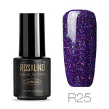 ROSALIND Nail gel polish for Manicure nail Art 7ML Rainbow Color hybrid UV gel varnishes for nail design