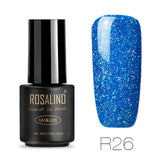 ROSALIND Nail gel polish for Manicure nail Art 7ML Rainbow Color hybrid UV gel varnishes for nail design